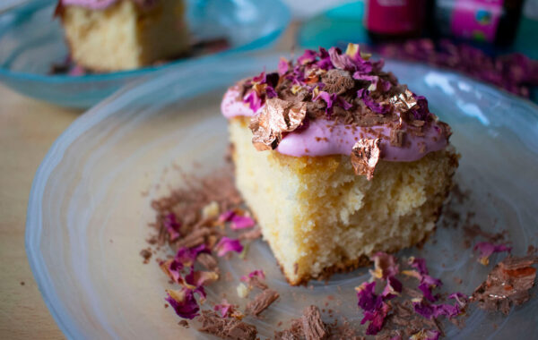 Rosewater Flake Cake Recipe