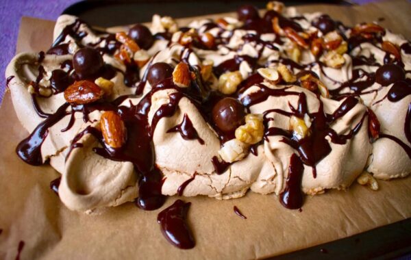 Niki’s Dark Chocolate and Crunchy Nut Pavlova Recipe