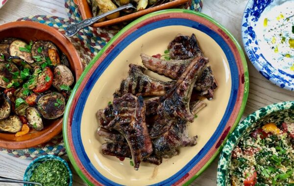 Minty Lamb Chops with Minty Raita