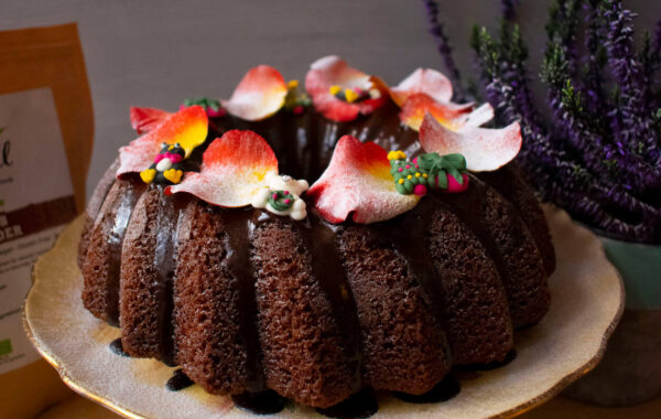 Carob & Cardamom Christmas Bundt recipe