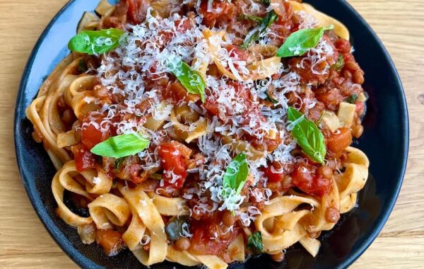 Herby Lentil Bolognese
