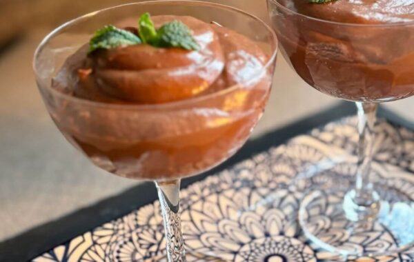 Dark Chocolate Peppermint Mousse recipe