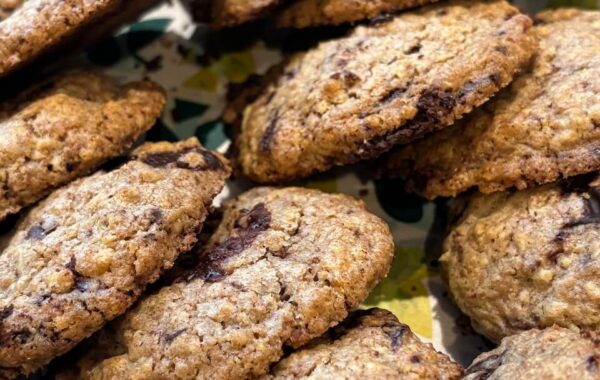 Dark chocolate orange oat biscuits recipe