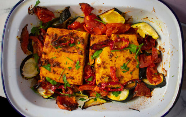 Indian Style Baked Tofu