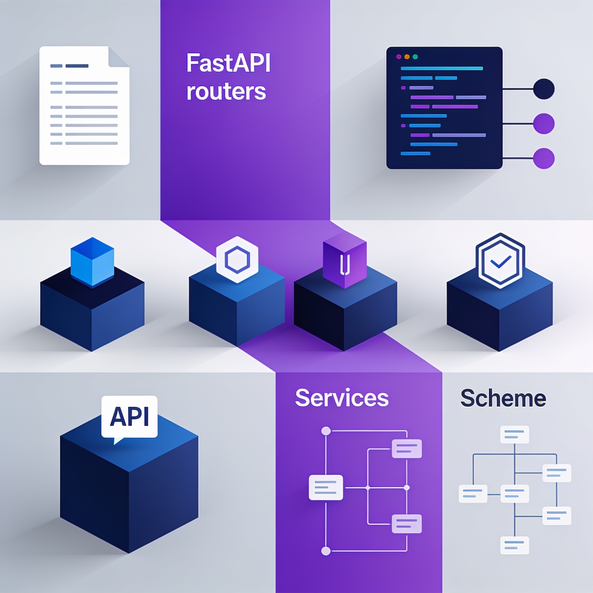 Стабильная архитектура FastAPI: роутеризация, сервисы и слой схем