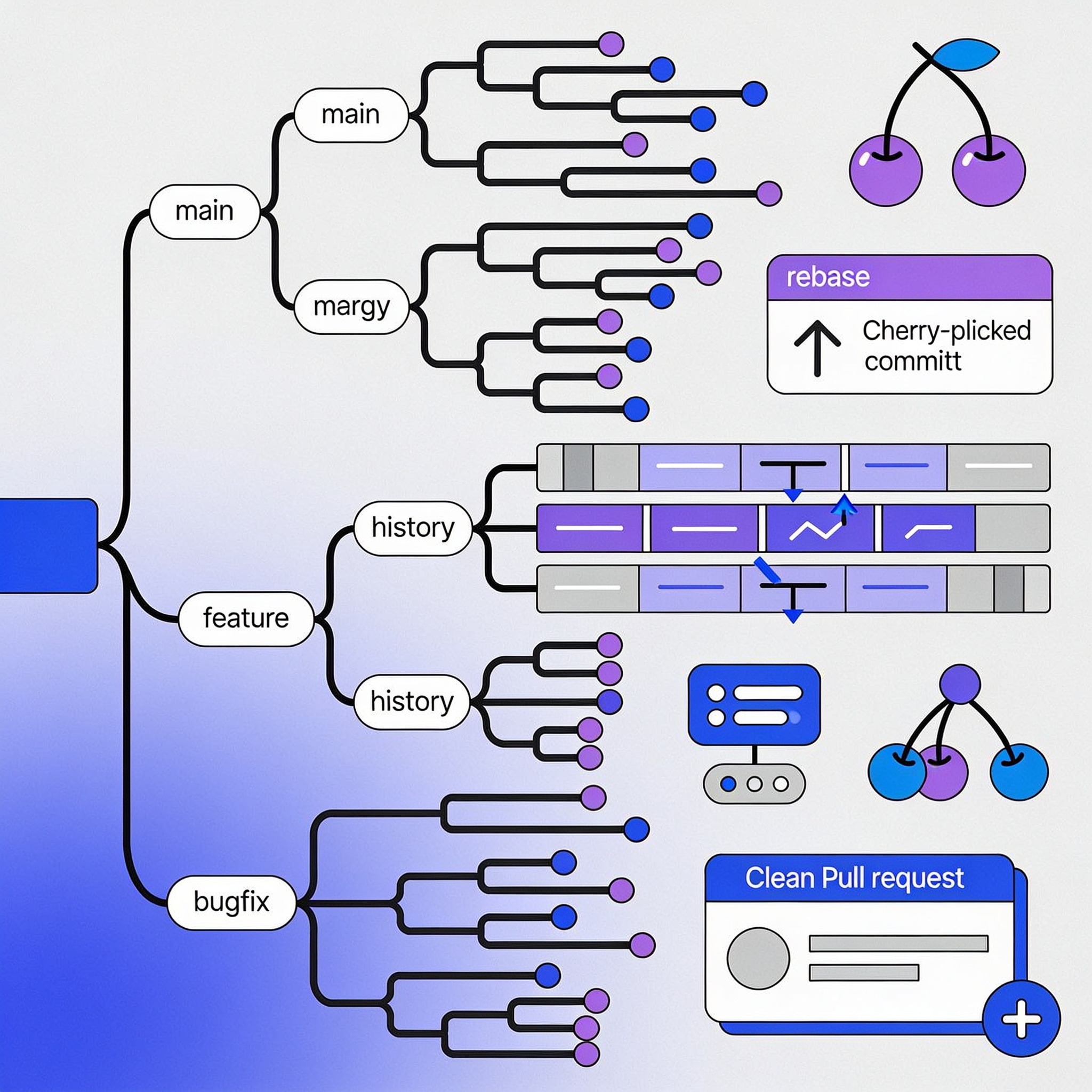 Полезные Git-практики для команд: rebase без боли, cherry-pick и аккуратные PR