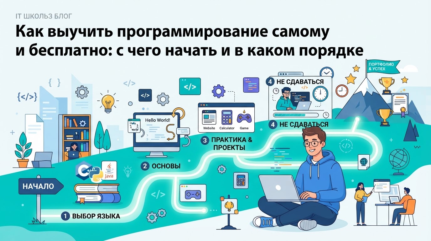 Как выучить программирование самому и бесплатно: с чего начать и в каком порядке