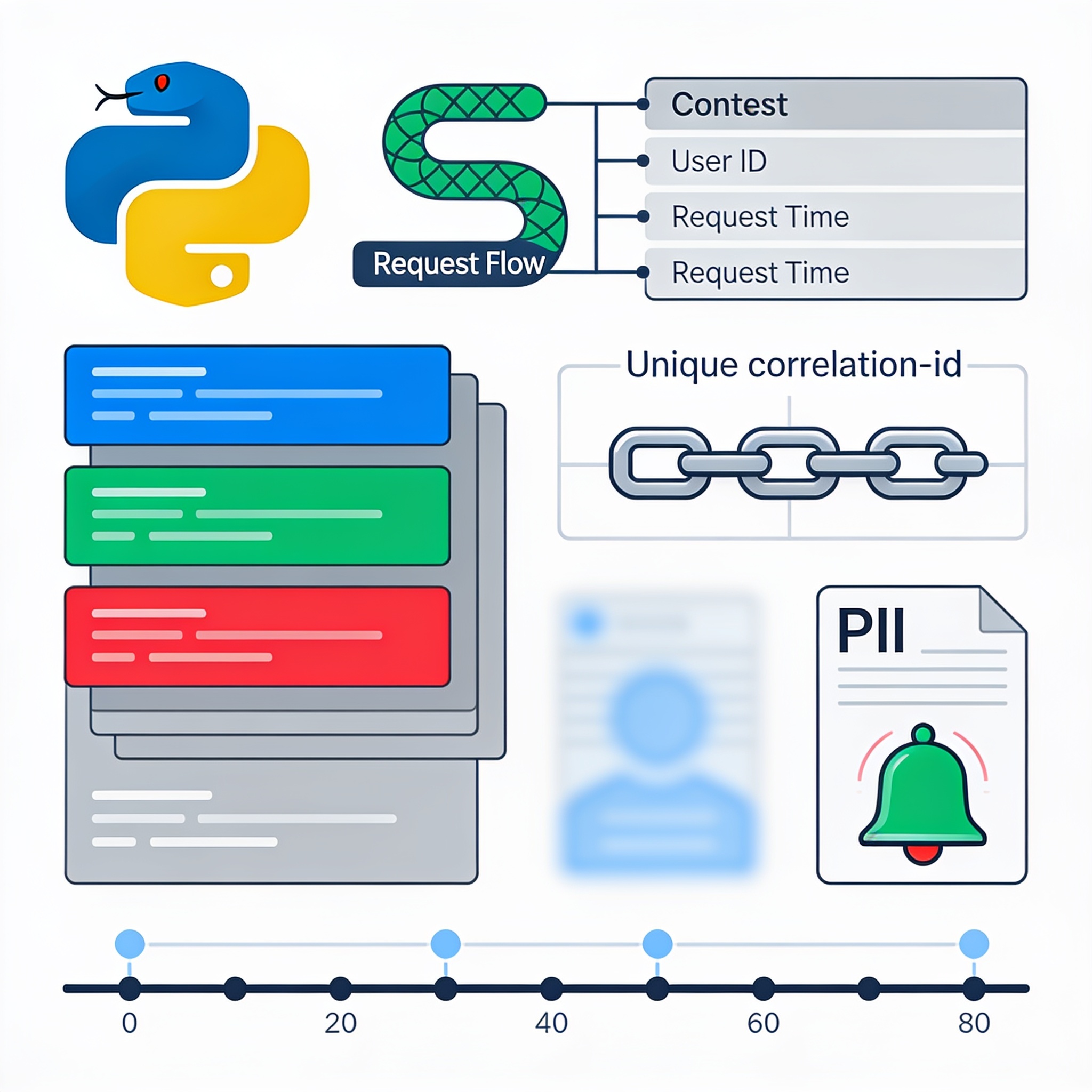 Как выбрать стратегию логирования в Python-сервисе: уровни, контекст и correlation-id