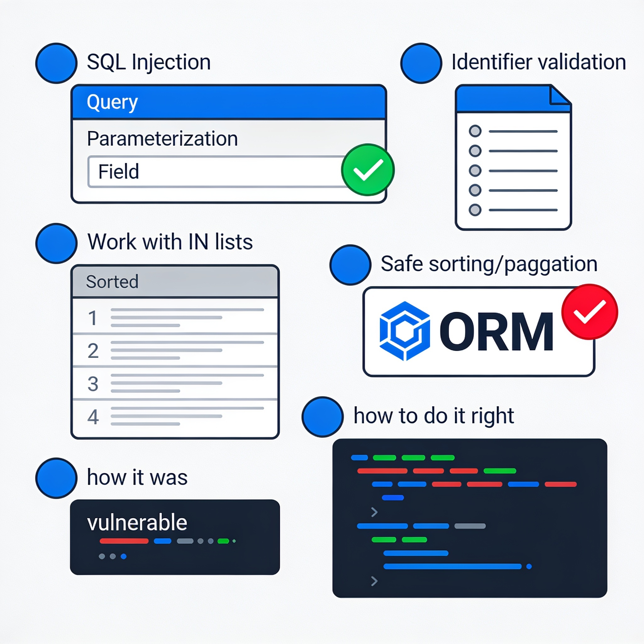 SQL-инъекции и безопасные запросы: практики, которые реально защищают
