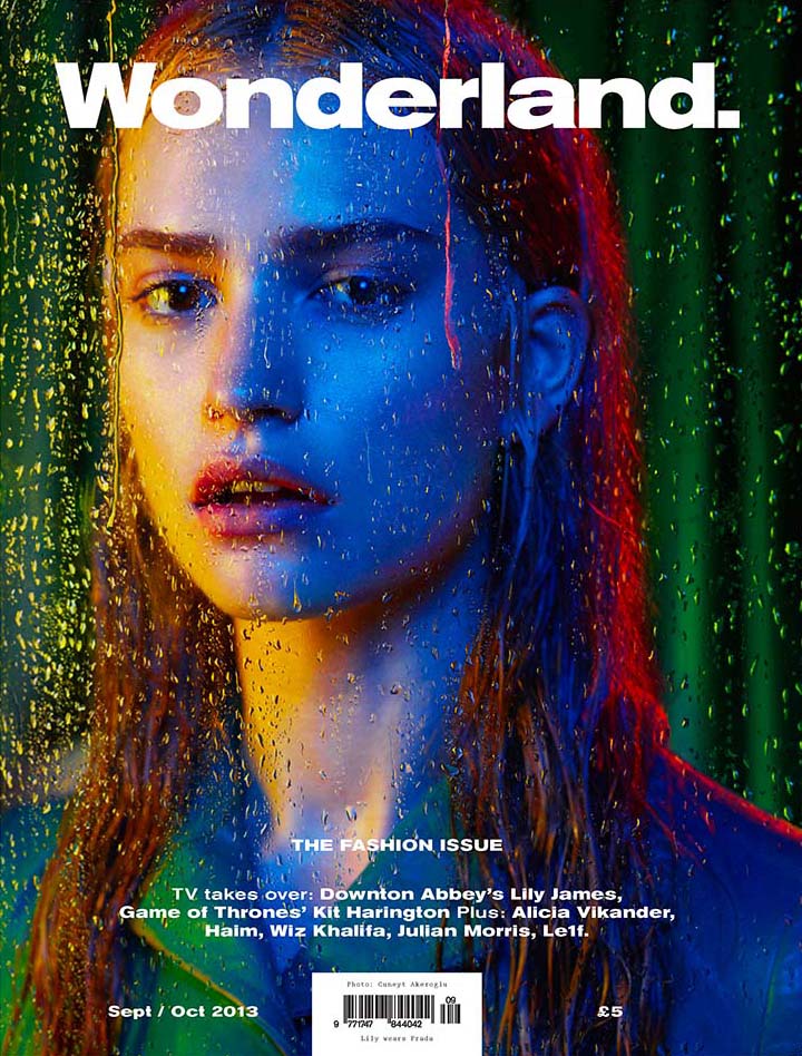 Wonderland - Lily James by Cuneyt Akeroglu