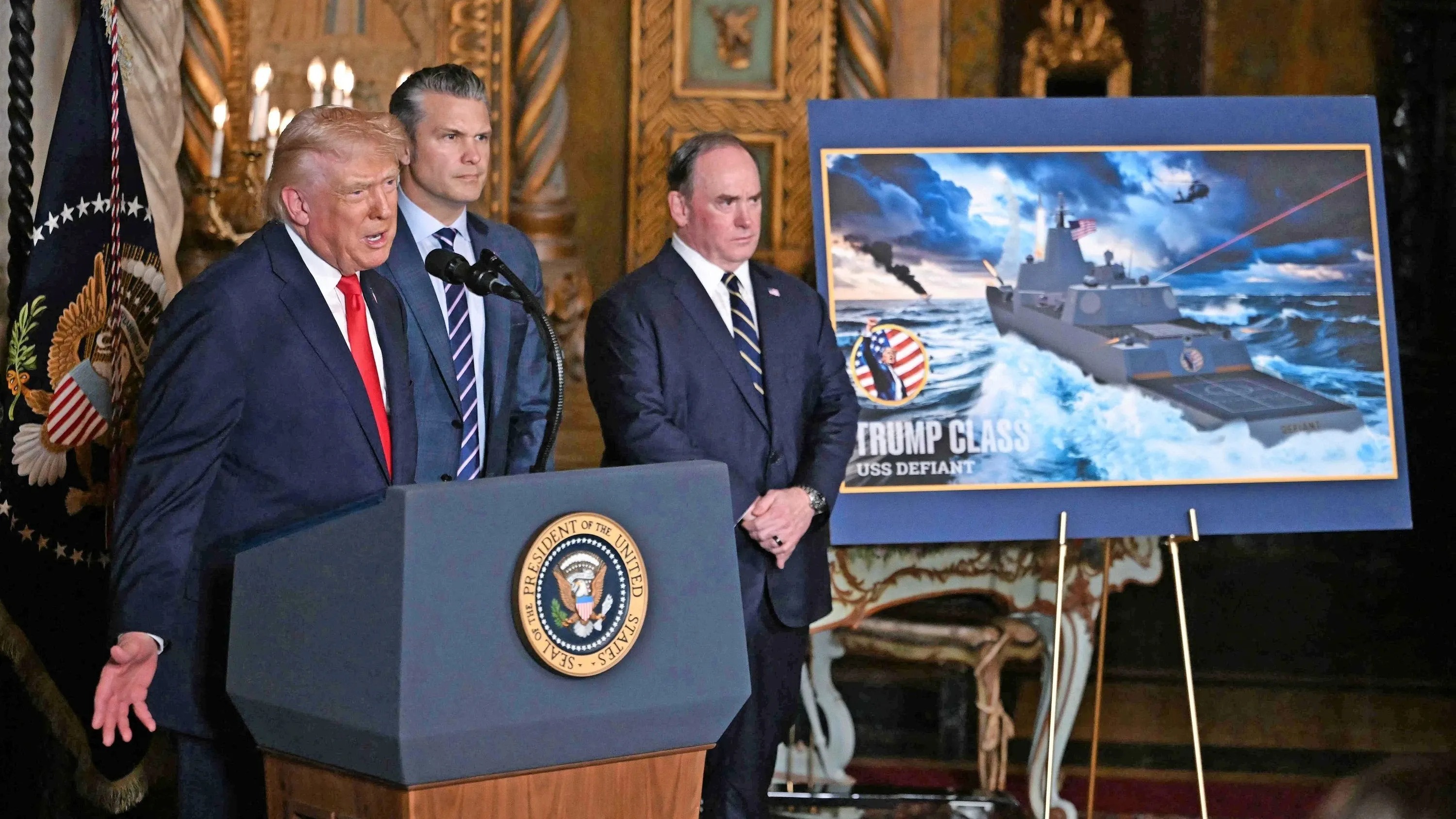 &bdquo;Goldene Flotte&ldquo;: Wie Trump Amerikas Kriegsflotte revolutionieren will

Mit den