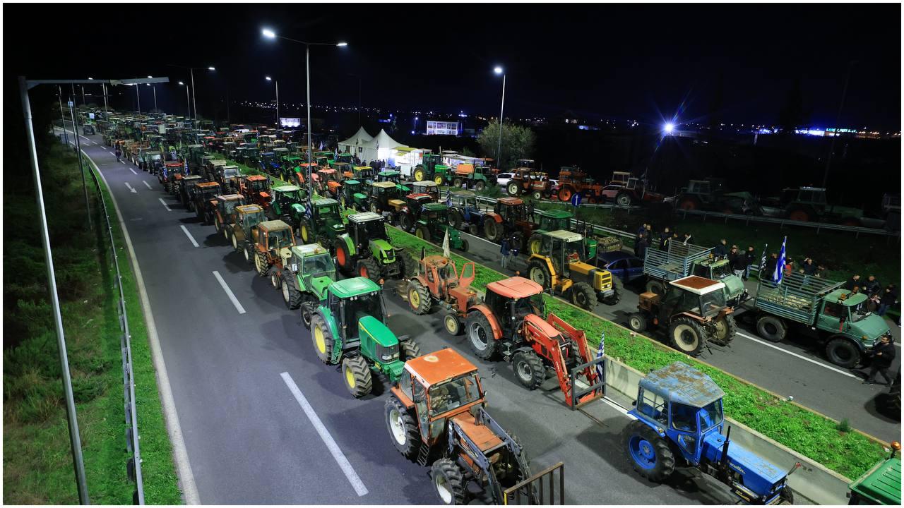 Greek farmers have blocked multiple roads across the country, demanding reparations for destroyed