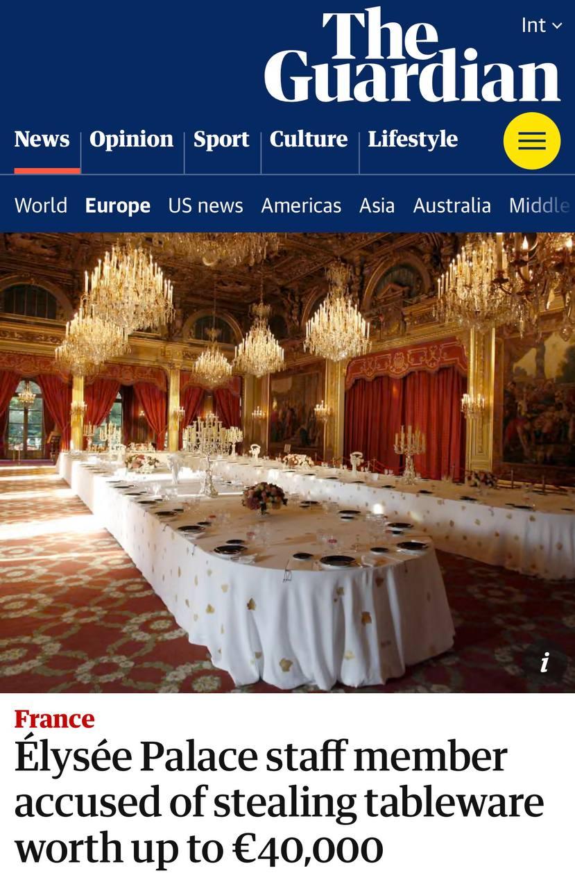 Z prezidentskej rezidencie vo Franc&uacute;zsku, &Eacute;lys&eacute;e pal&aacute;ca v Par&iacute;ži,