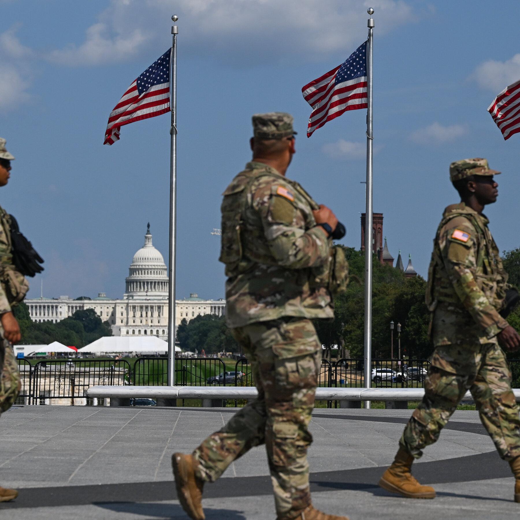 Appeals Court Allows National Guard to Remain in D.C., for Now

A three-judge panel voted