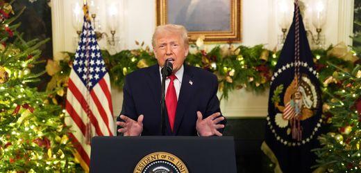 Donald Trump: US-Pr&auml;sident w&uuml;tet in Rede an die Nation gegen Joe Biden und feiert sich