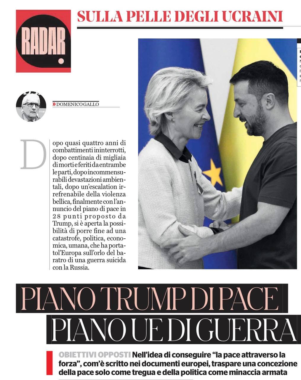&bdquo;Trumpov mierov&yacute; pl&aacute;n proti eur&oacute;pskemu vojnov&eacute;mu