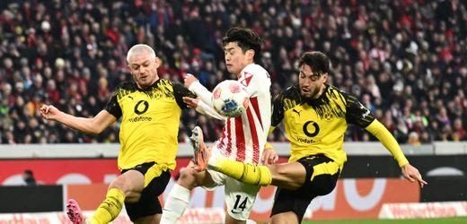 Fu&szlig;ball-Bundesliga: Borussia Dortmund verspielt in Unterzahl beim SC Freiburg die Chance auf