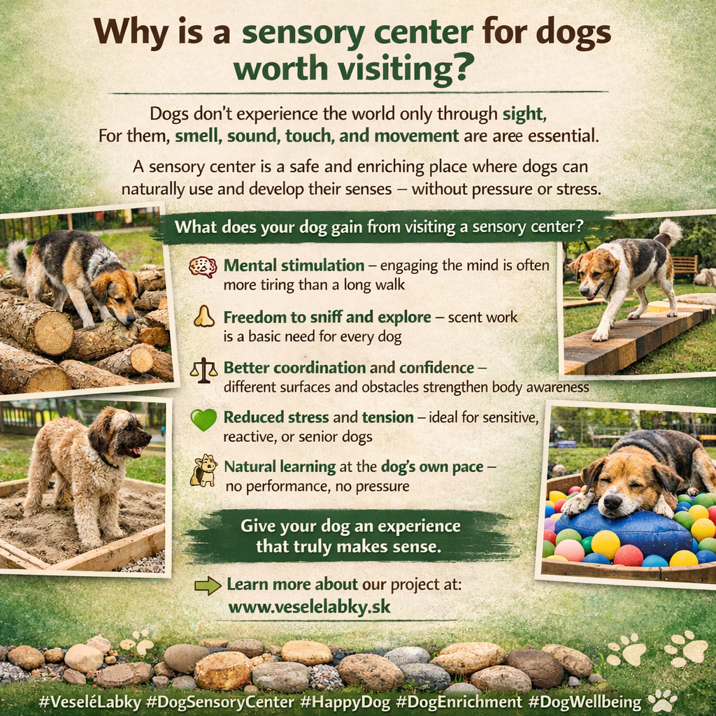 Why is a sensory center for dogs worth visiting?

Dogs don&rsquo;t experience the world only through