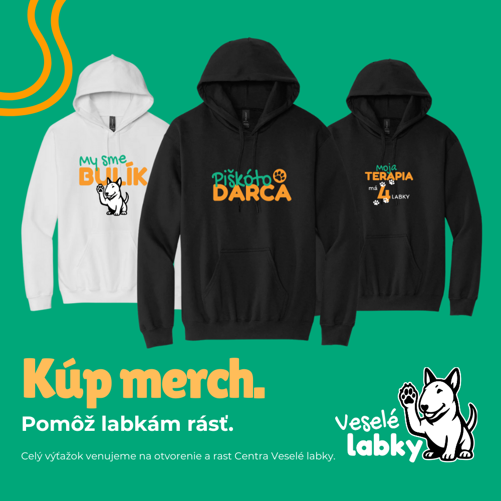 🐾 Sp&uacute;&scaron;ťame predaj merchu Vesel&eacute; labky! 🐾
Aj keď n&aacute;s mrz&iacute;, že sme