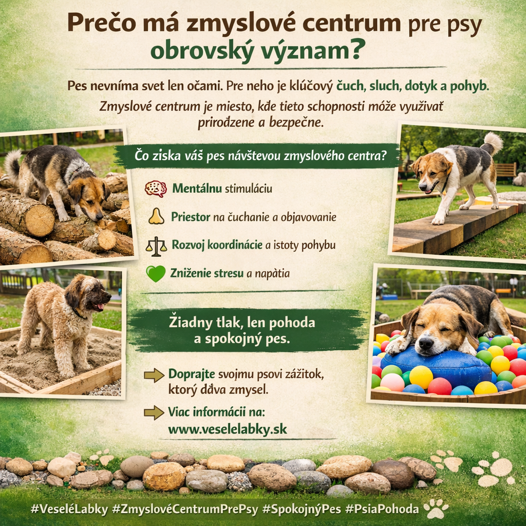 Prečo m&aacute; zmyslov&eacute; centrum pre psy obrovsk&yacute; v&yacute;znam?

Pes nevn&iacute;ma