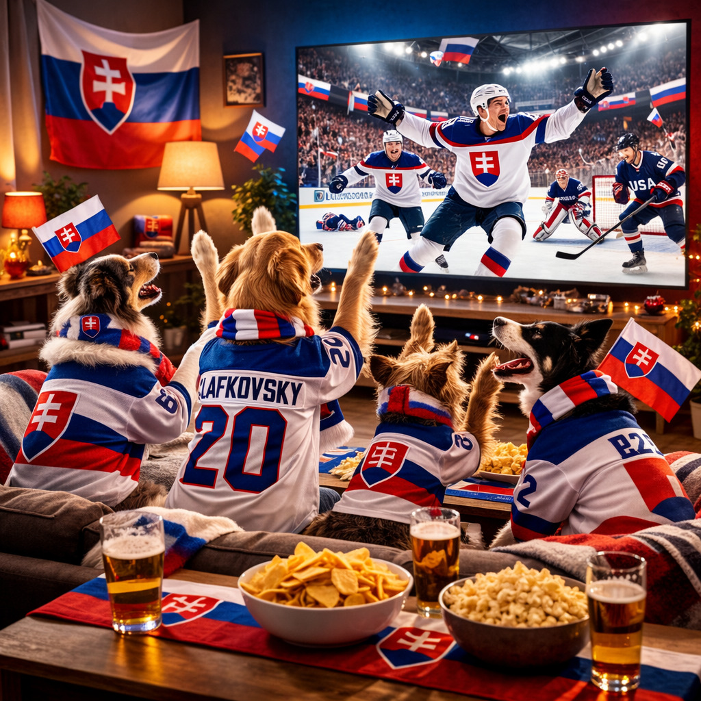 🏒🇸🇰 Aj Vesel&eacute; labky dnes fandia Slovensku!

Dresy oblečen&eacute;, ma&scaron;krty