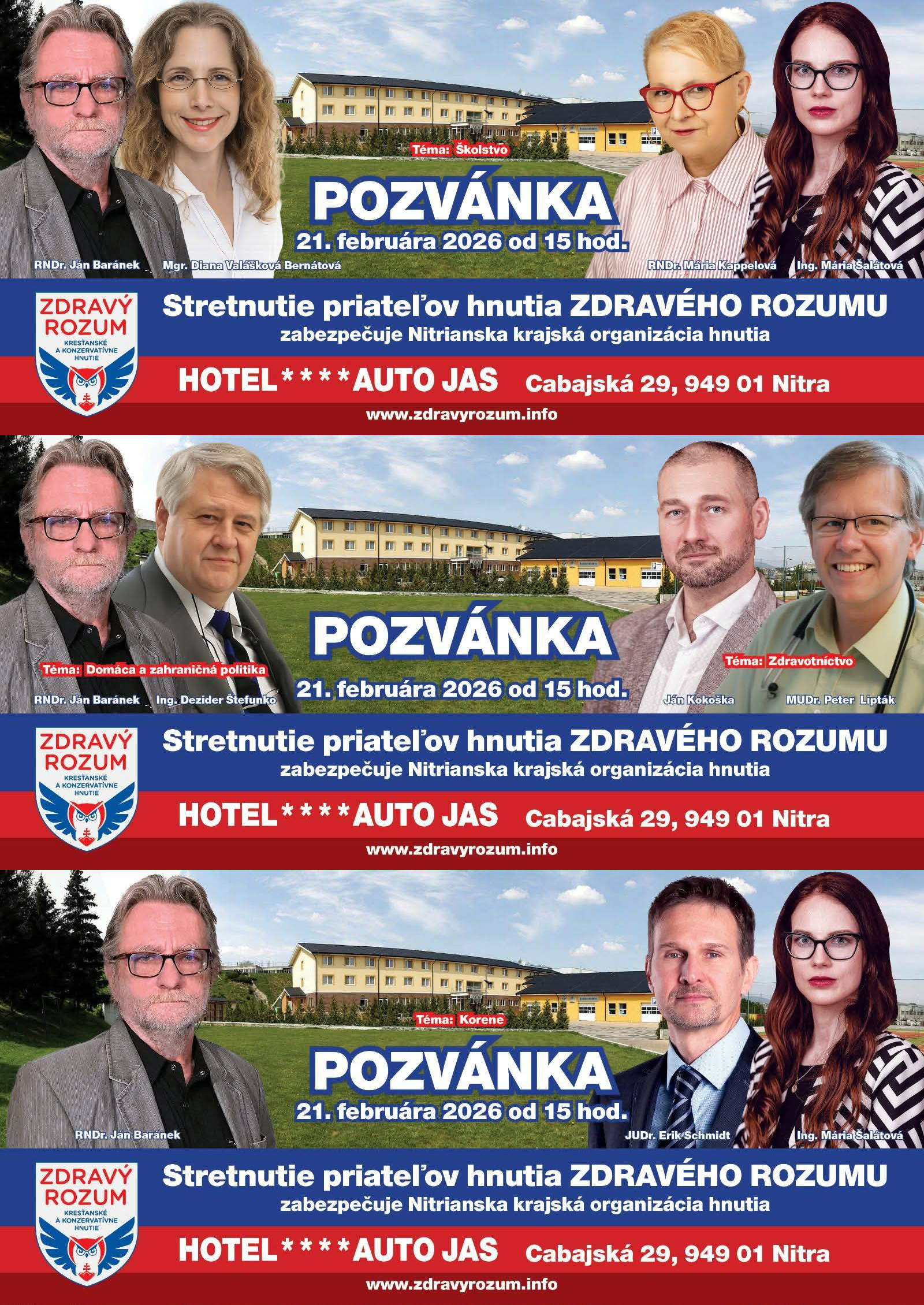 Už zajtra sa vid&iacute;me v Nitre!
Priatelia, už zajtra &ndash; 21. febru&aacute;ra 2026 o 15:00