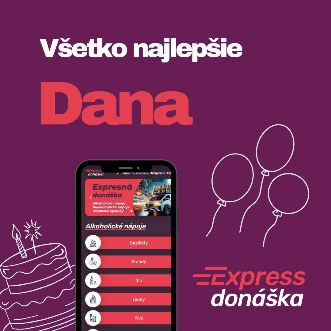 Dnes oslavuje meniny Dana. V&scaron;etk&yacute;m Dan&aacute;m prajeme veľa zdravia, pohody a