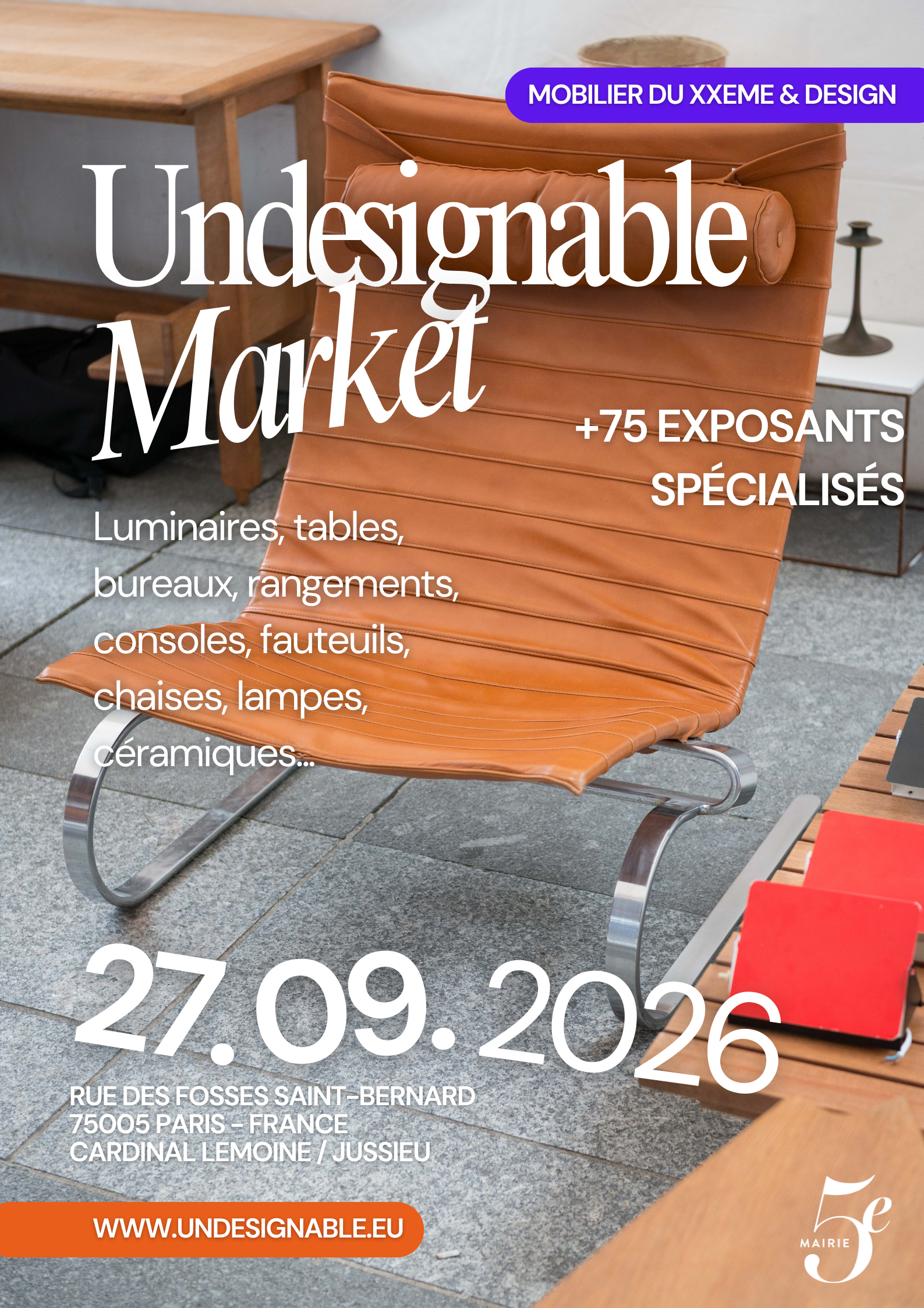 Affiche de l’événement UNDESIGNABLE MARKET | #28