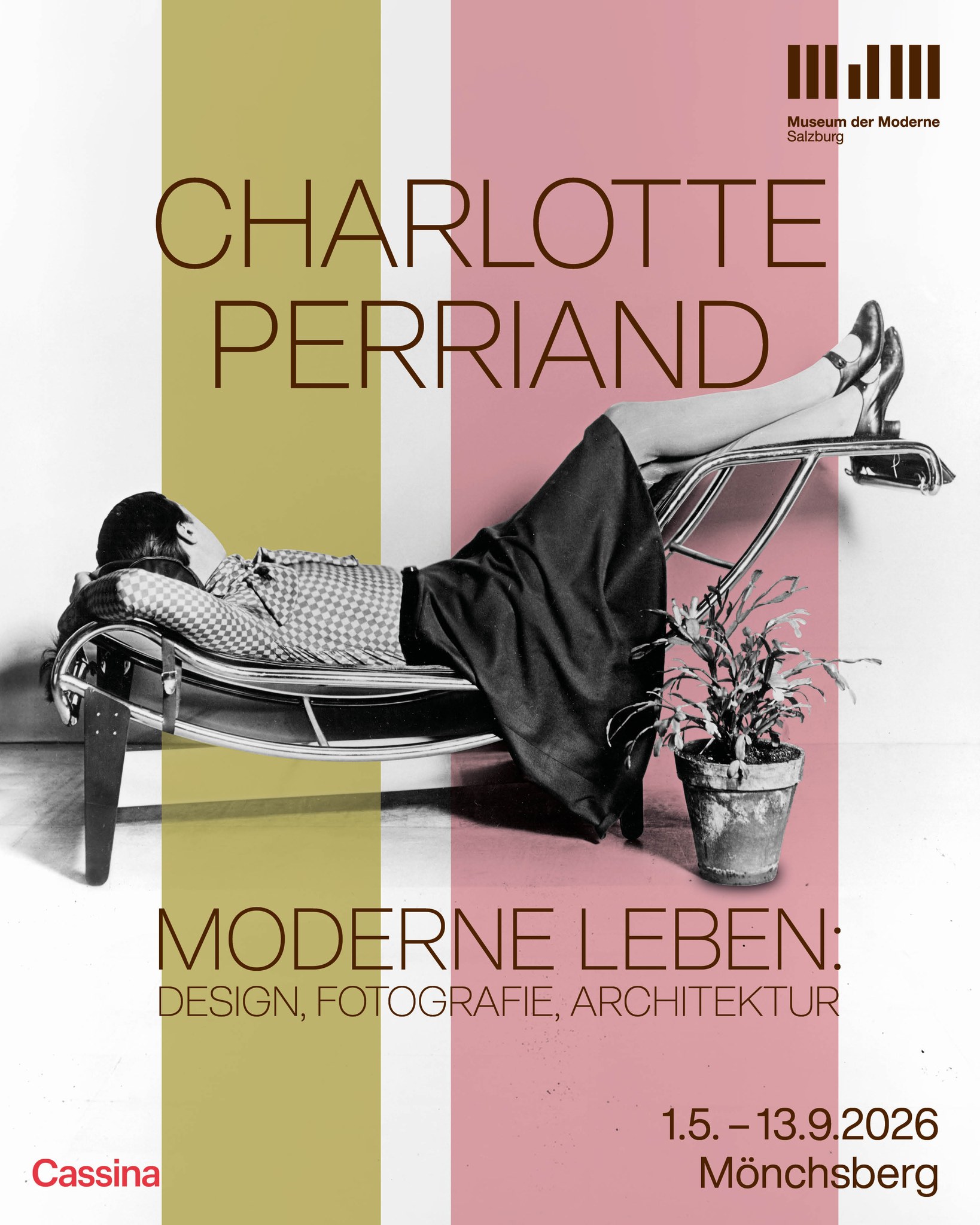 Affiche de l’événement Charlotte Perriand. Living Modernism: Design, Photography, Architecture