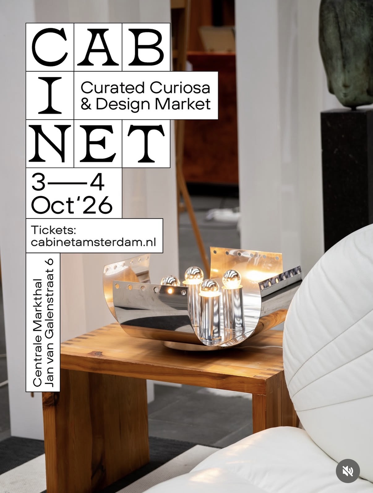 Affiche de l’événement CABINET: Curated Curiosa & Design
