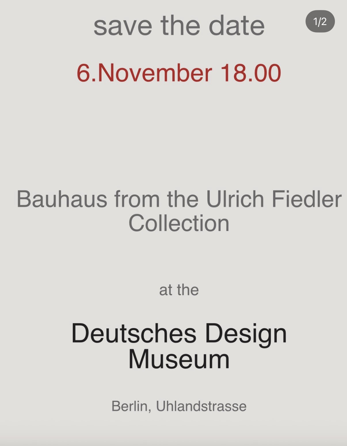 Bauhaus from the Ulrich Fiedler Collection