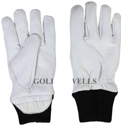 Natural Leather Freezer Glove