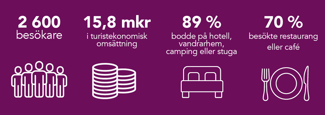 statistik som visar den turistekonomiska omsättningen under JSM i innebandy 2025