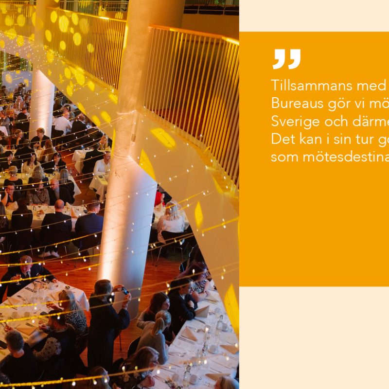Växjö & Co tar plats i Swedish Network of Convention Bureaus (SNCVB)