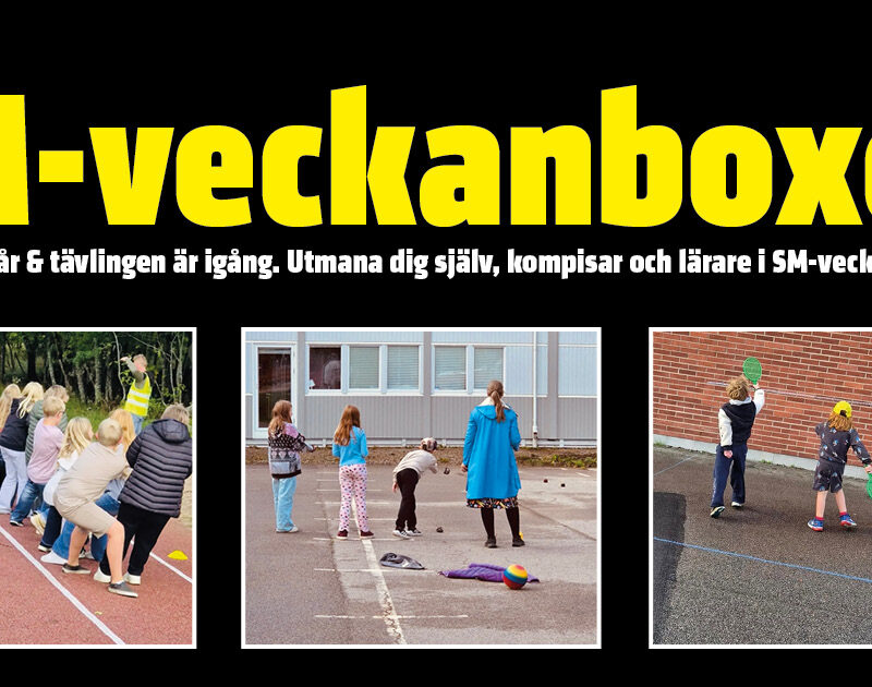Elever testar SM-veckans idrotter med Fritidsbanken
