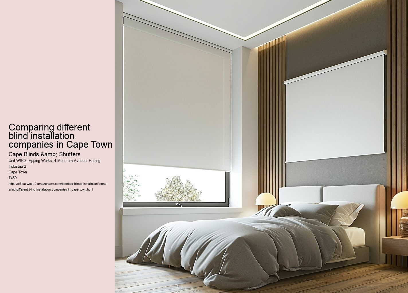 Comparing different blind installation companies in Cape Town