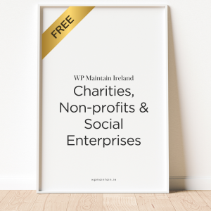 Free WordPress Maintenance for Charities, Non-profits, & Social Enterprises