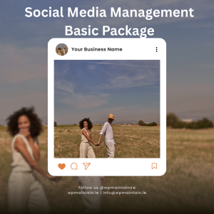 Social Media Management – Basic Package WP Maintain