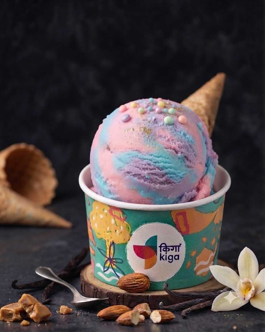 Cotton candy Ice cream