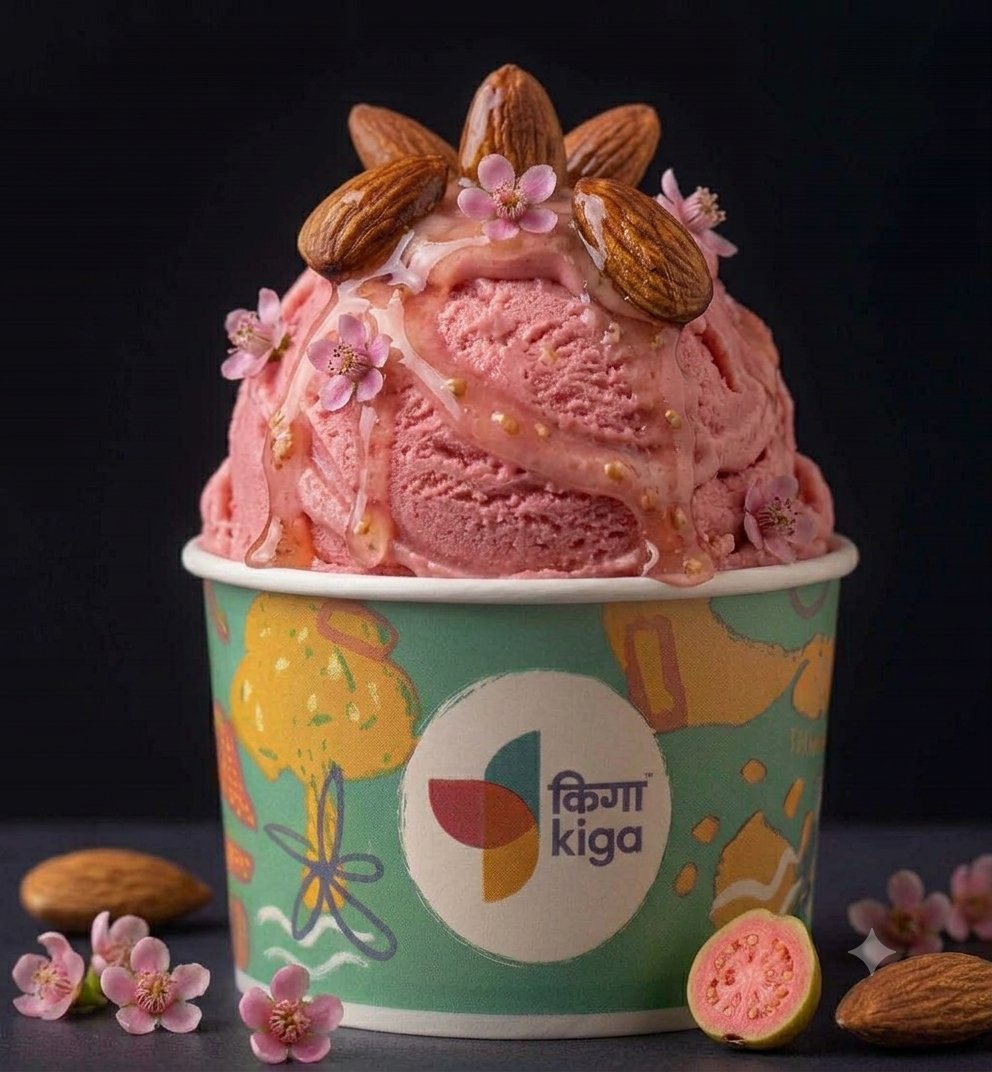 Pink Gurava Ice cream