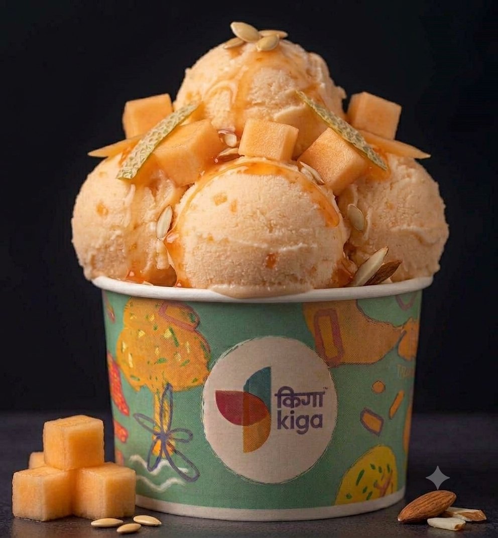 Maskmelon Ice cream