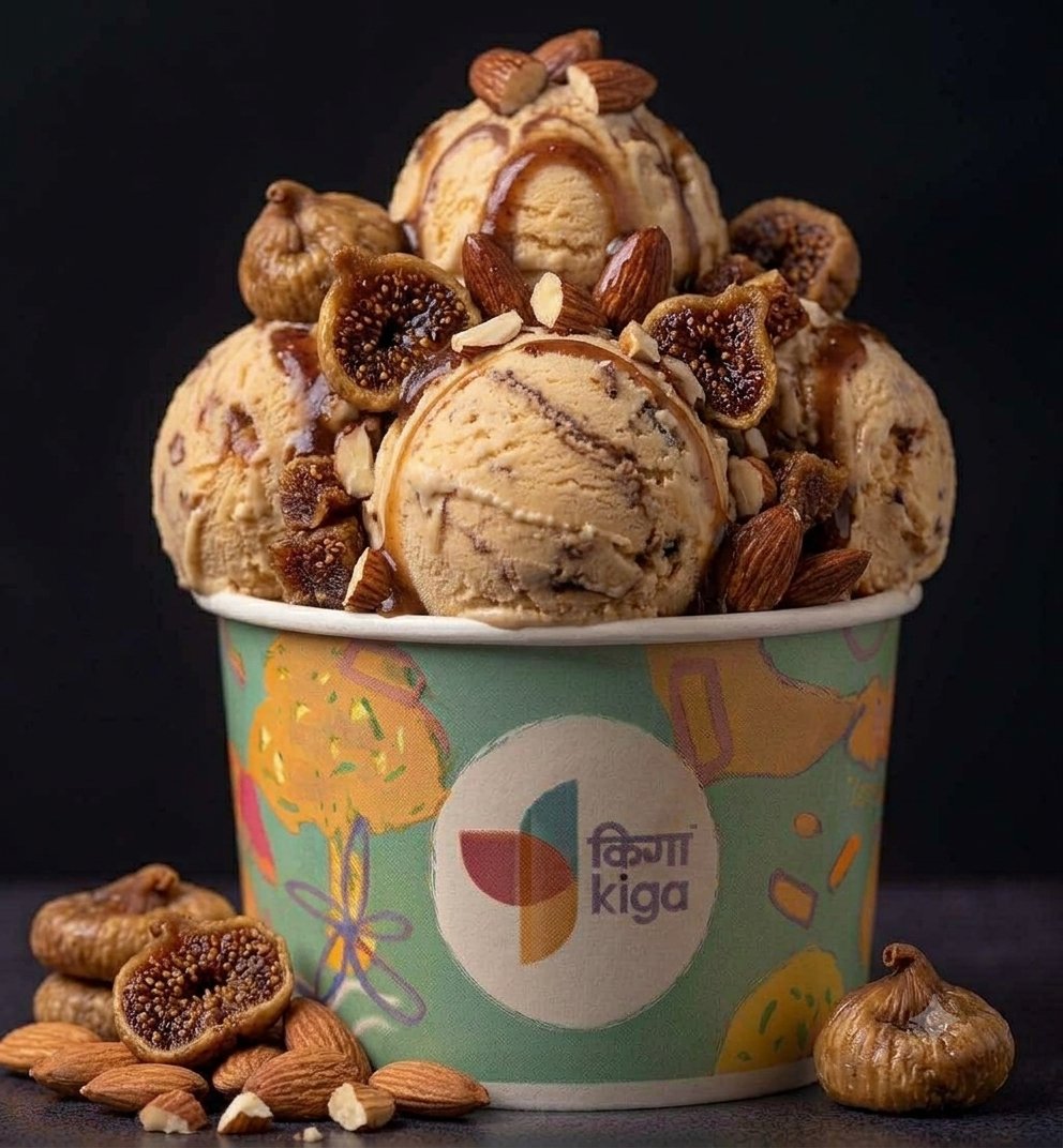 Anjeer Badam Ice cream