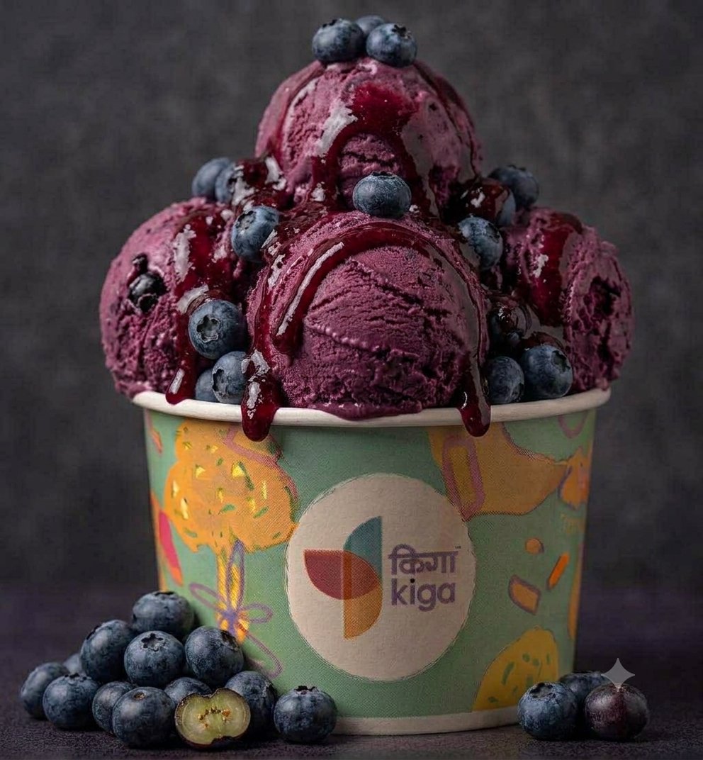 Blue Berry Ice cream