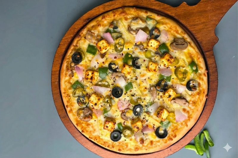 Peri Peri Paneer Pizza