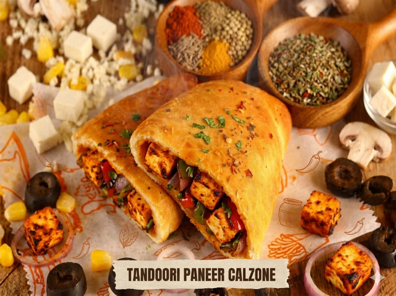 Tandoori Paneer Calzone