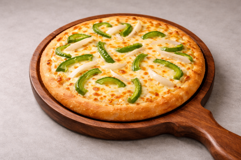 Onion and Capsicum Pizza