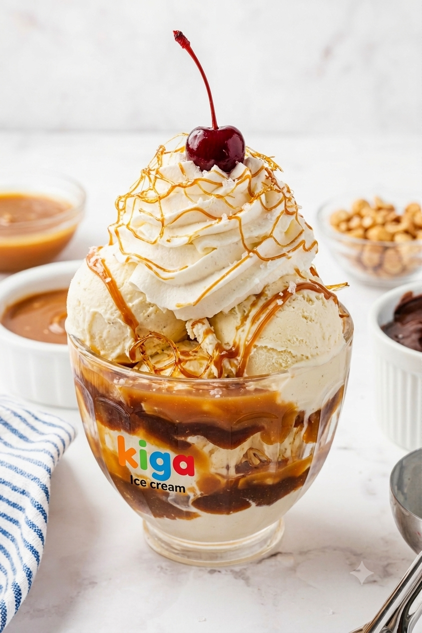 Caramel Ribbon Sundae