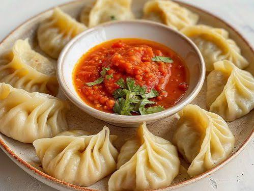 Chicken Momos - Steam