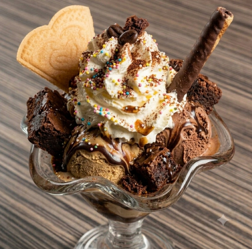 Brownie Fudge Sundae