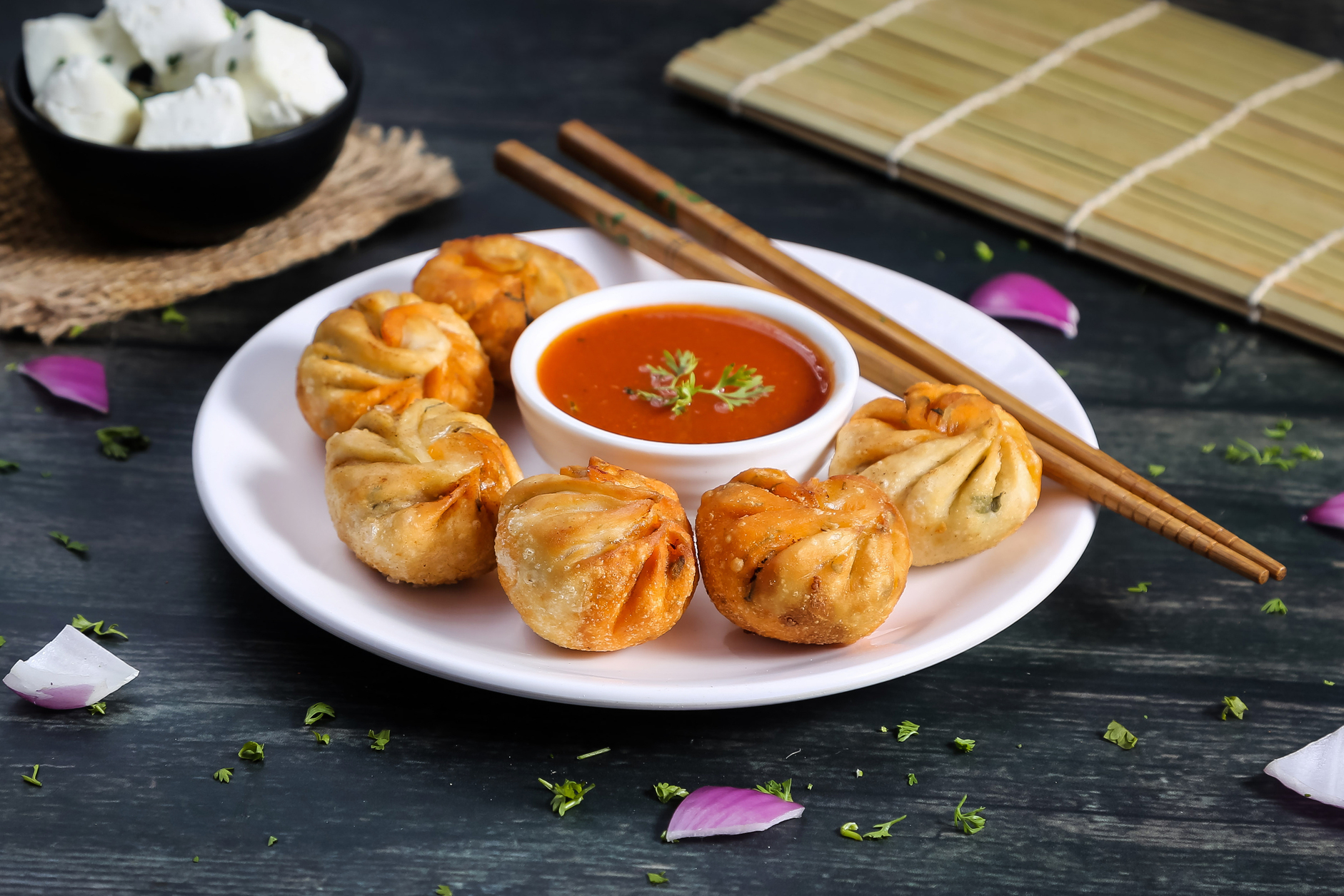 Paneer Fried Momos
